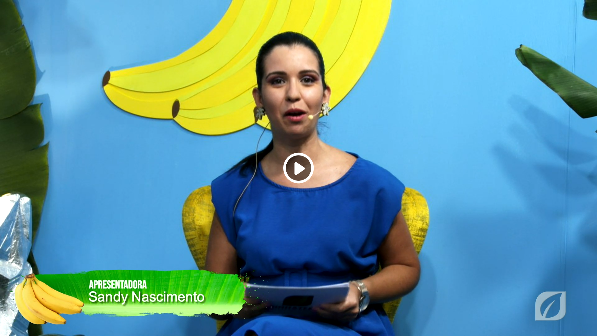 Convosco a apresentadora Sandy Nascimento em mais uma edição especial dos certames do 1º setor – Agricultura e Desenvolvimento Rural - XX Mostra Regional de Banana