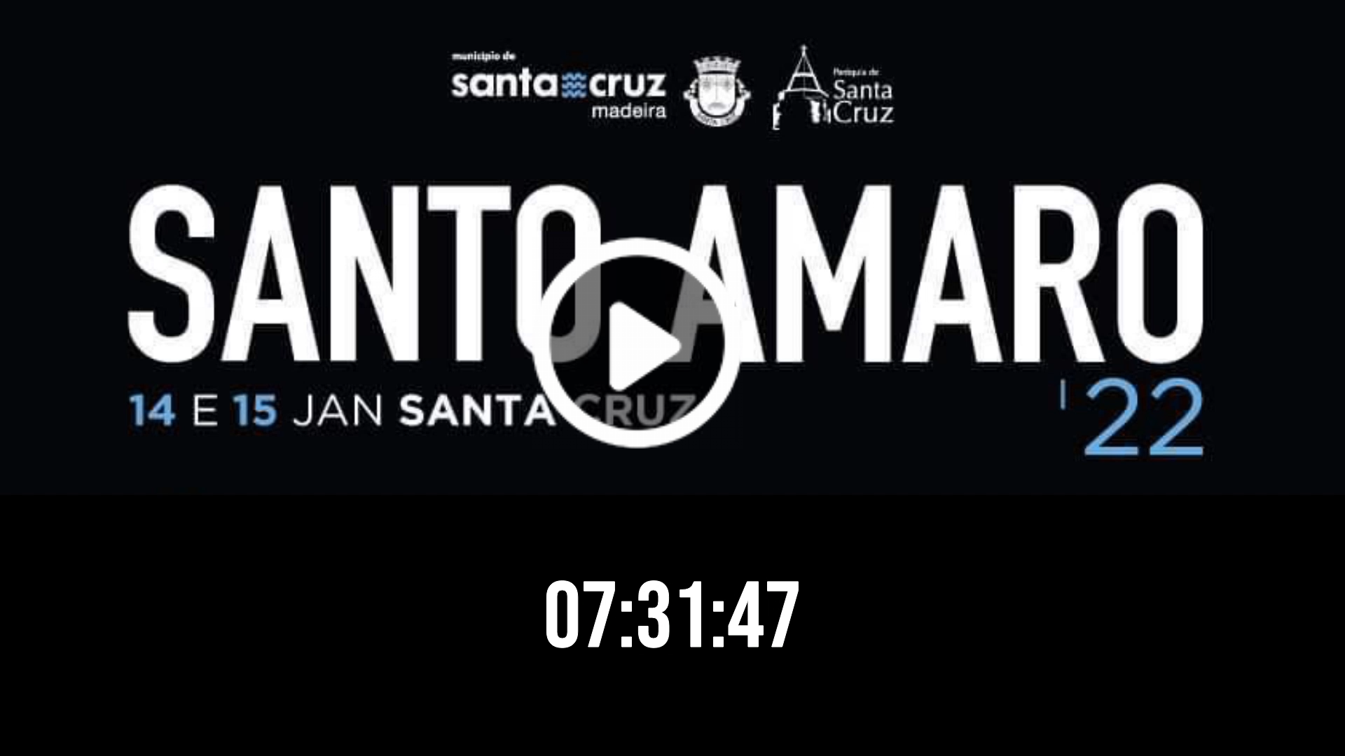 Santo Amaro em Santa Cruz (2022) Cerimónia e Procissão Religiosa